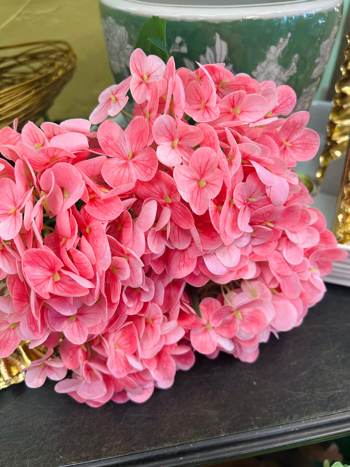 Fresh Touch Hydrangea Stem 18” - Medium Pink