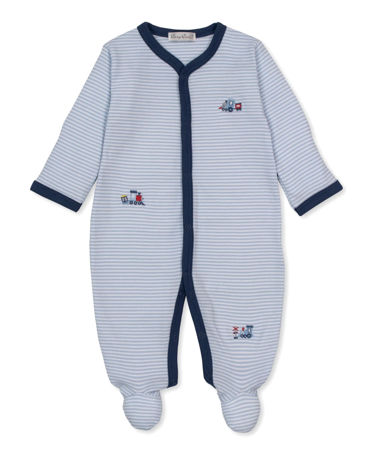 Toot Toot Stripe Footie