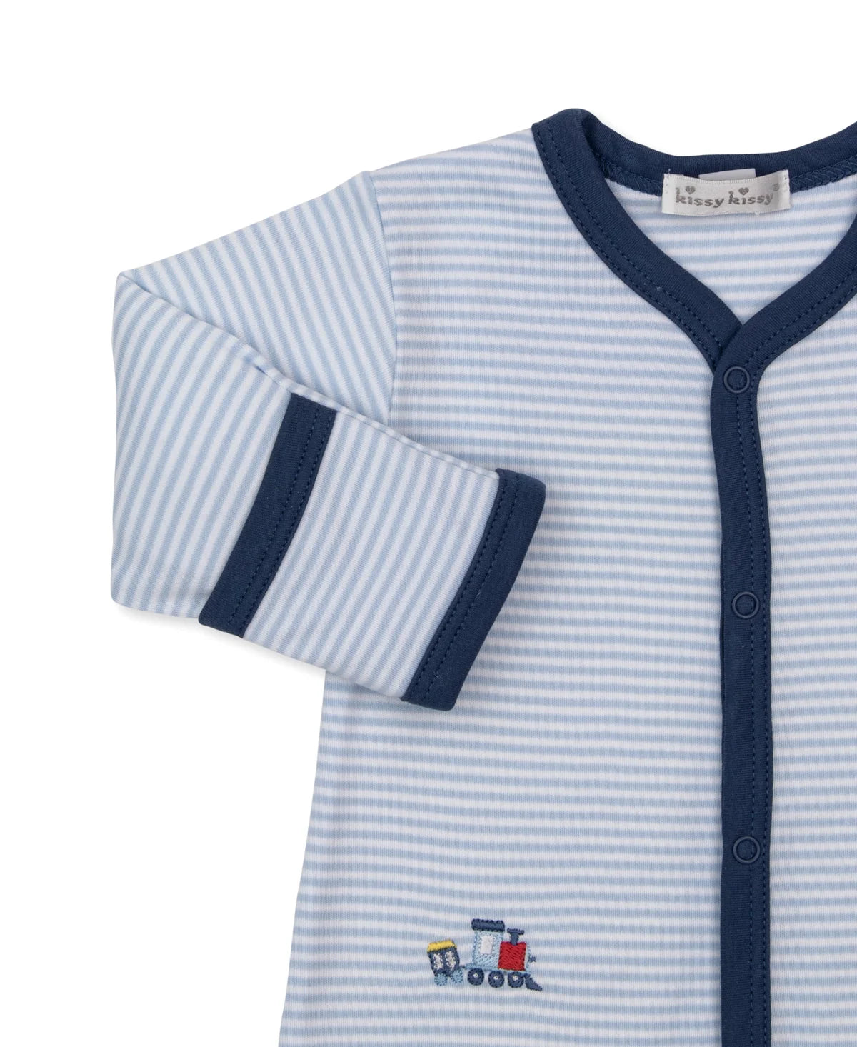 Toot Toot Stripe Footie