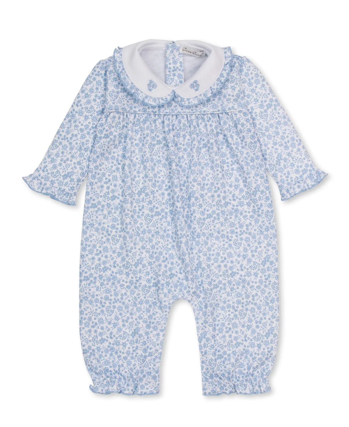 Fall Blooms Blue Playsuit