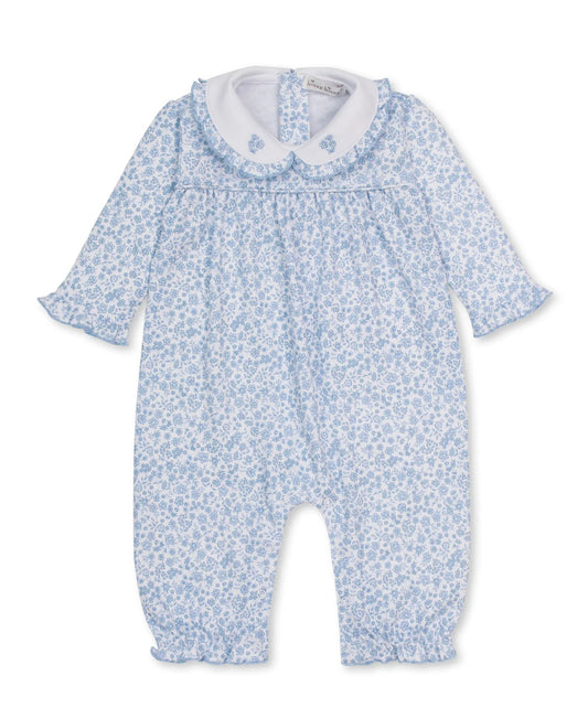 Fall Blooms Blue Playsuit