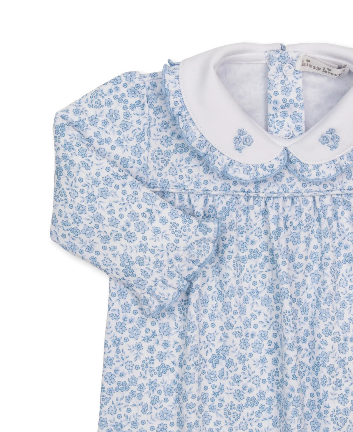 Fall Blooms Blue Playsuit