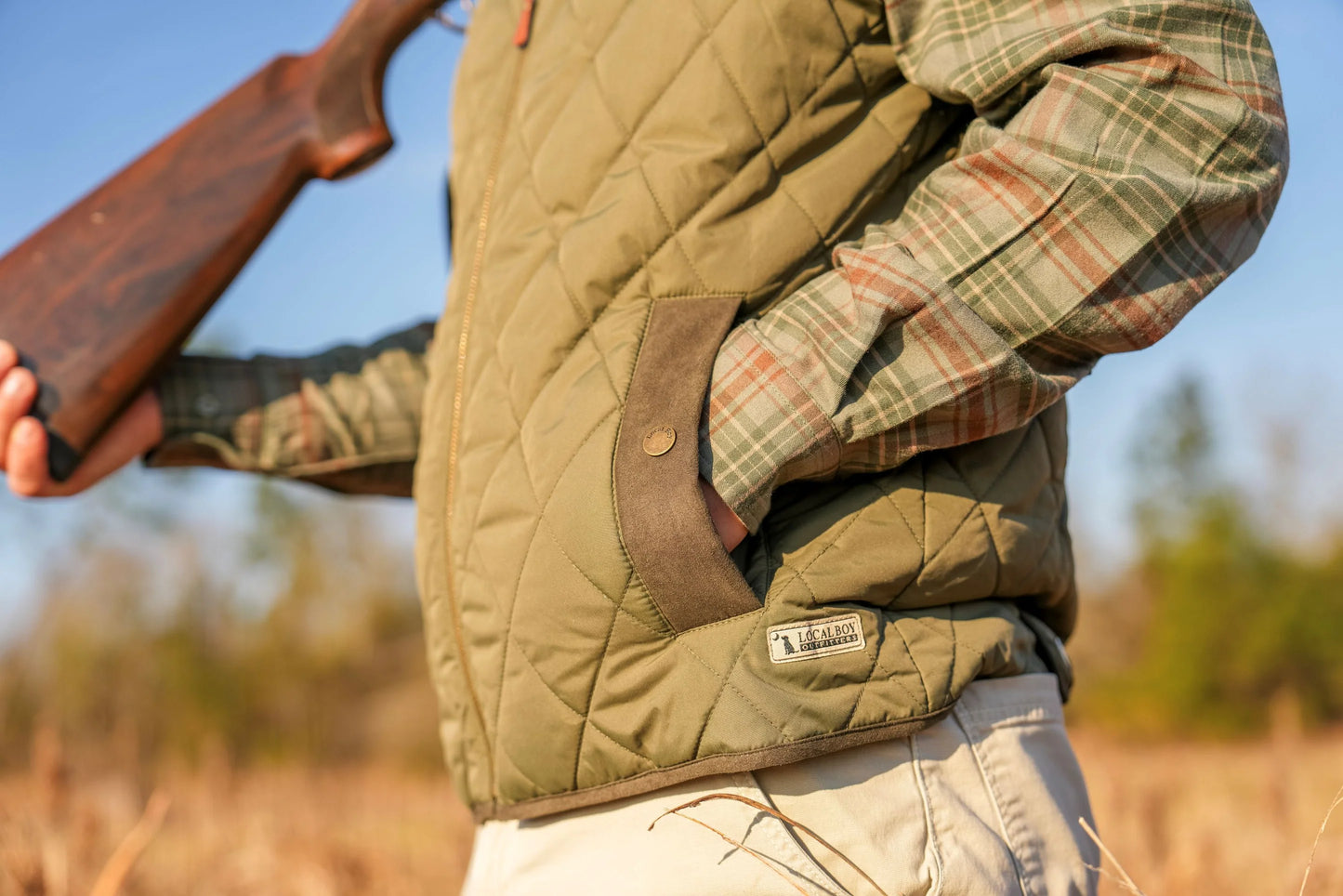 Cedar Diamond Quilted Vest