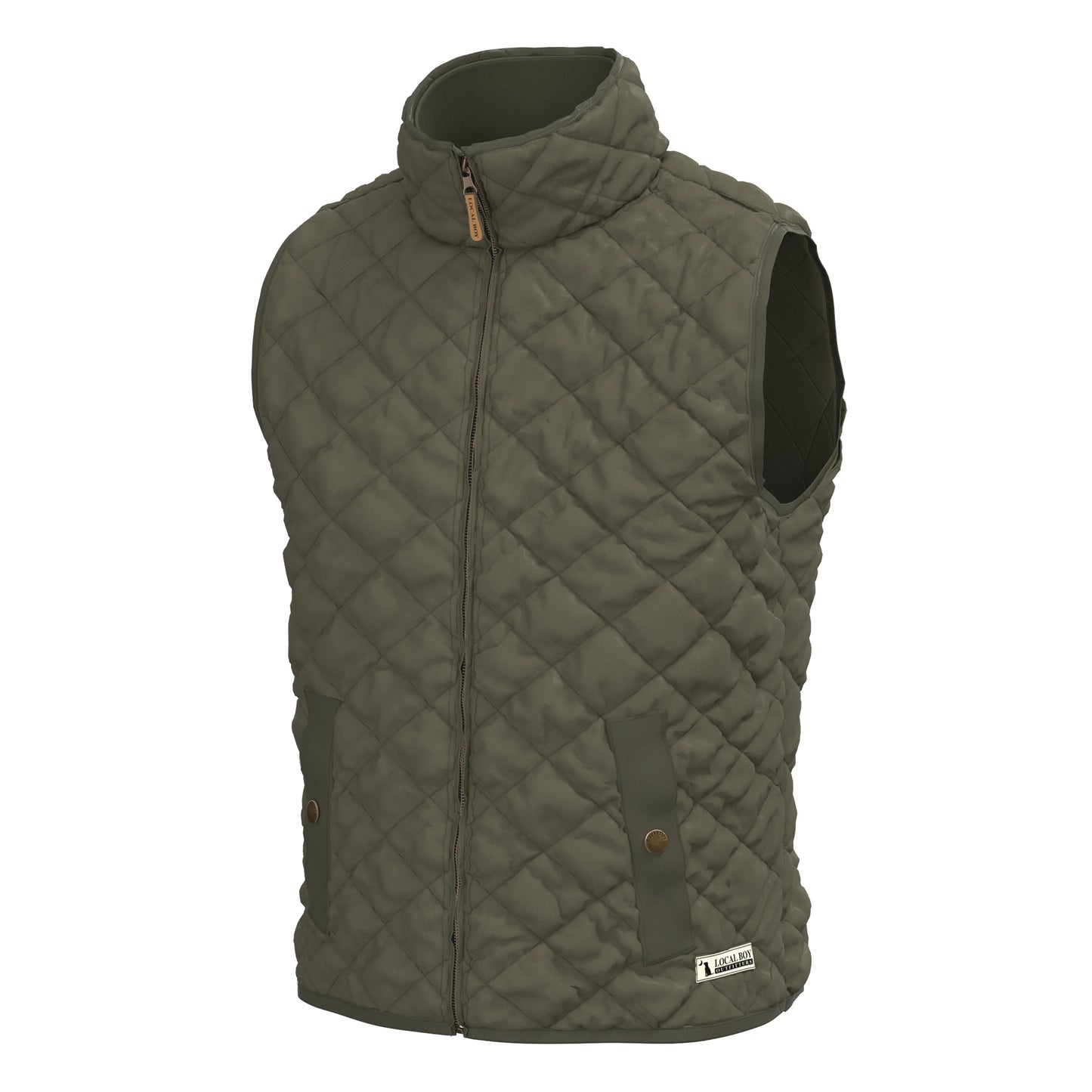 Cedar Diamond Quilted Vest