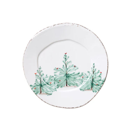 Vietri  Lastra Holiday Salad Plate  LAH-2601