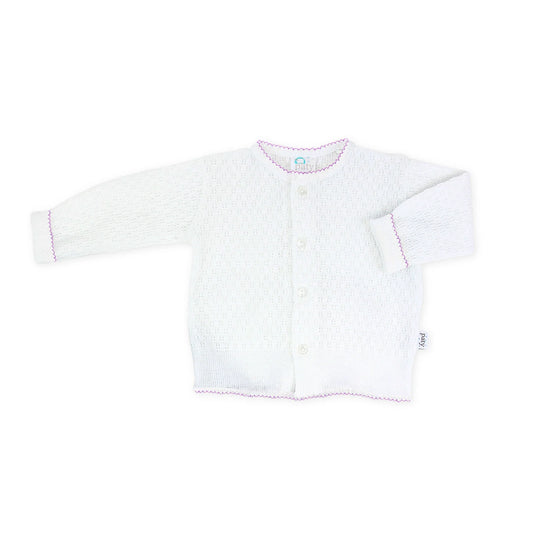 Paty Knit Cardigan Lavender - 3 mos