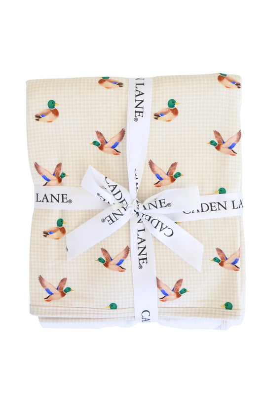 Embroidered Bamboo Hooded Towel | Little Mallard