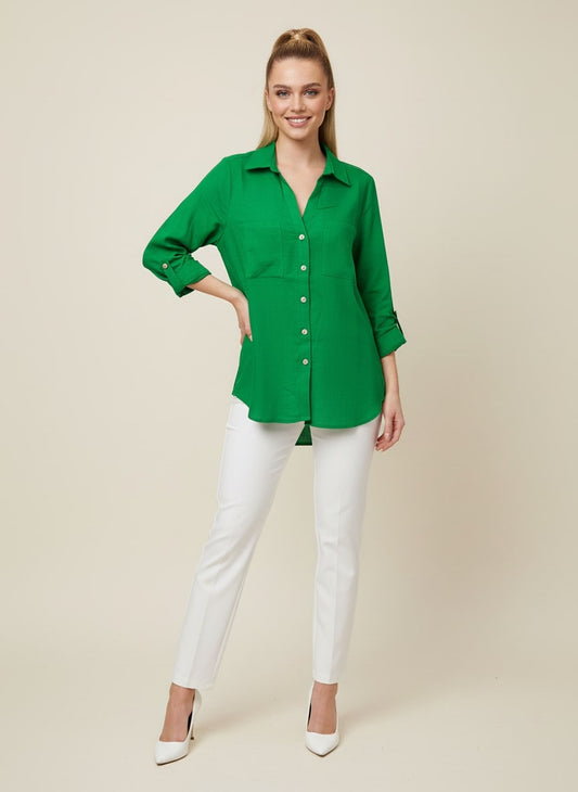 Button Down Shirt - Kelly Green