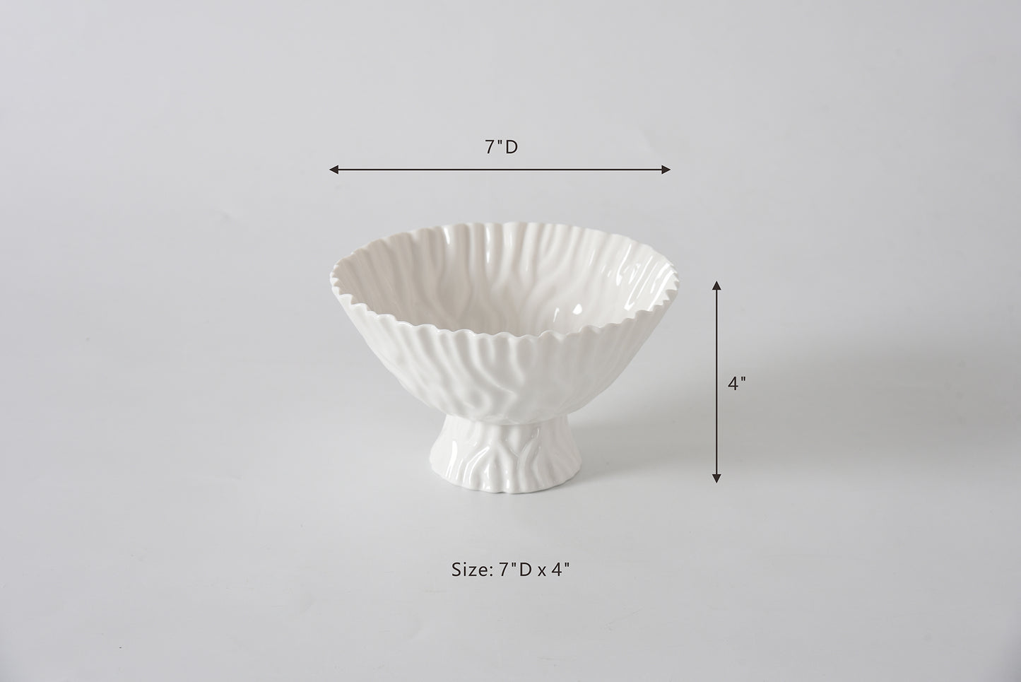 Mascali Bianca Small Footed Bowl