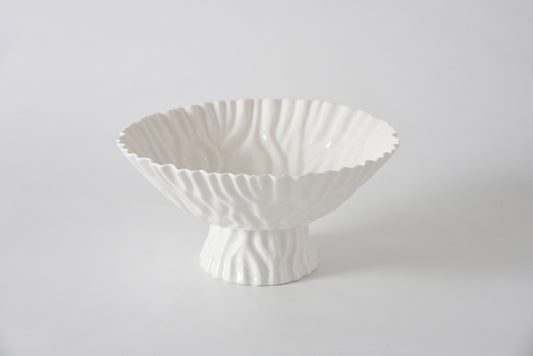 Mascali Bianca Large Footed Bowl