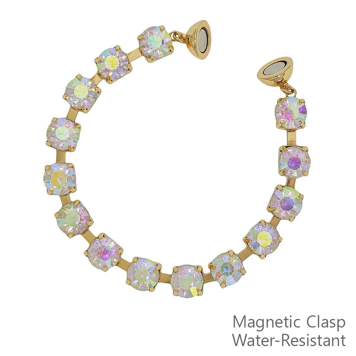 Clear Crystal Magnetic Bracelet