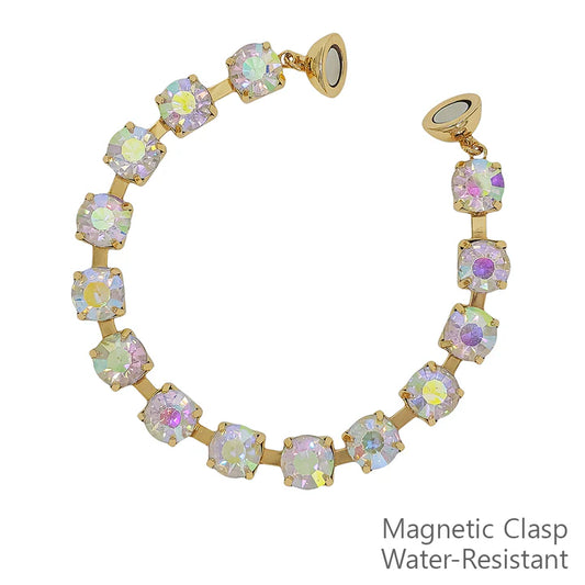 Clear Crystal Magnetic Bracelet