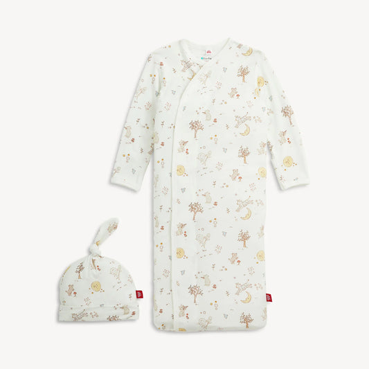 Bedtime Rhymes Gown + Hat Set