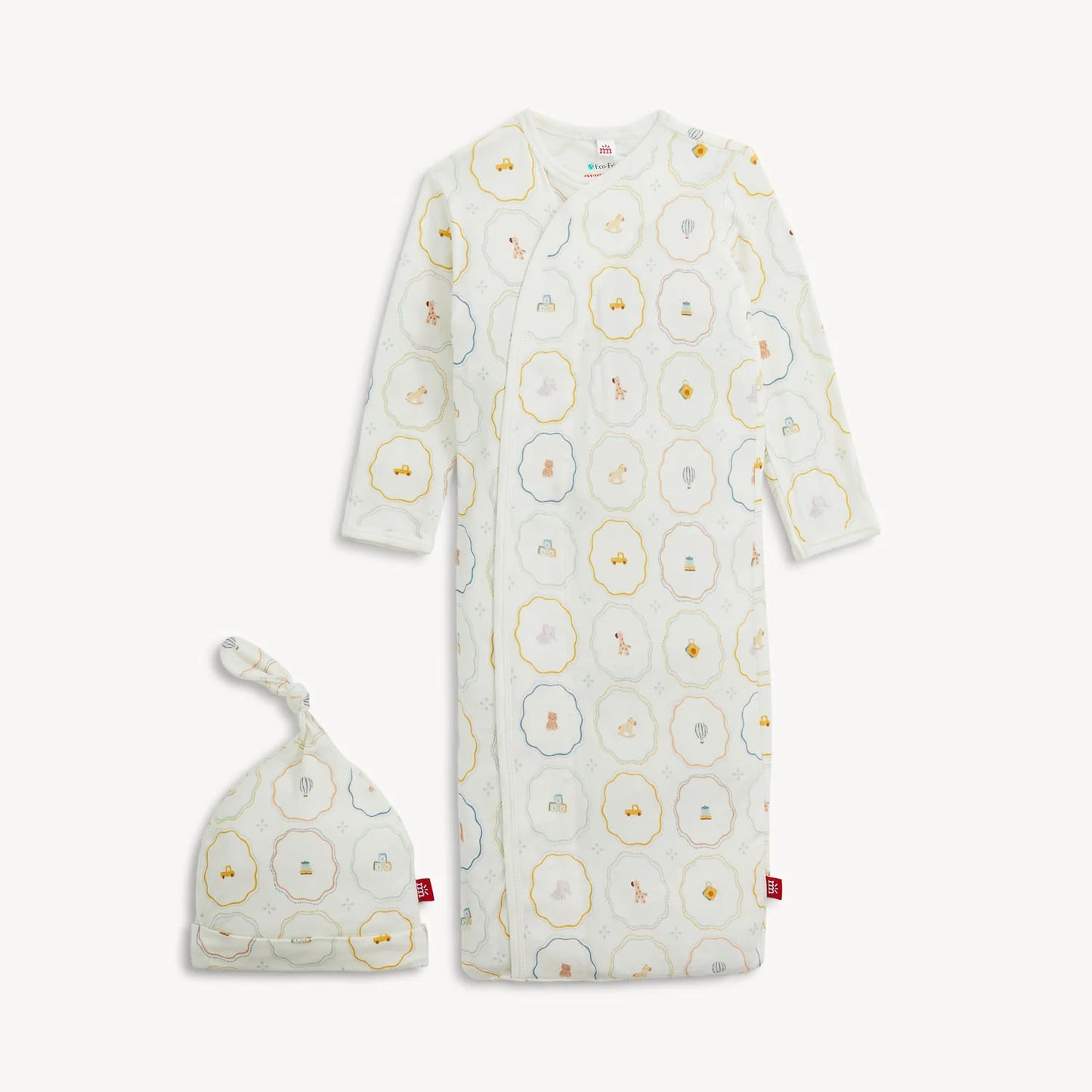 Nursery Magic Modal Gown + Hat Set