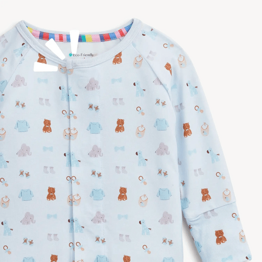Nursery Nostalgia Blue Modal Coverall