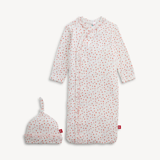 Apple Blossom Modal Gown + Hat Set