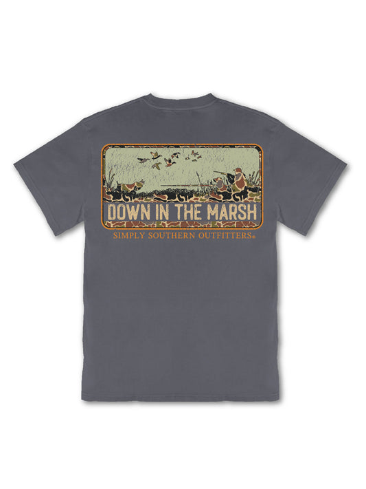 Men's Mineral Wash Graphite T Shirt