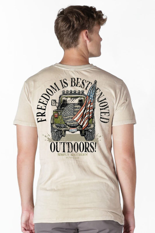 Simply Southern Men's Freedom Tee