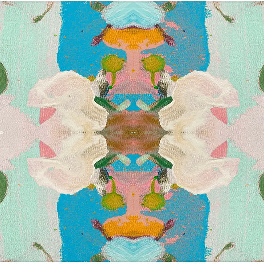 Laura Park Monet Garden Blue Cutting Board 12 x 15