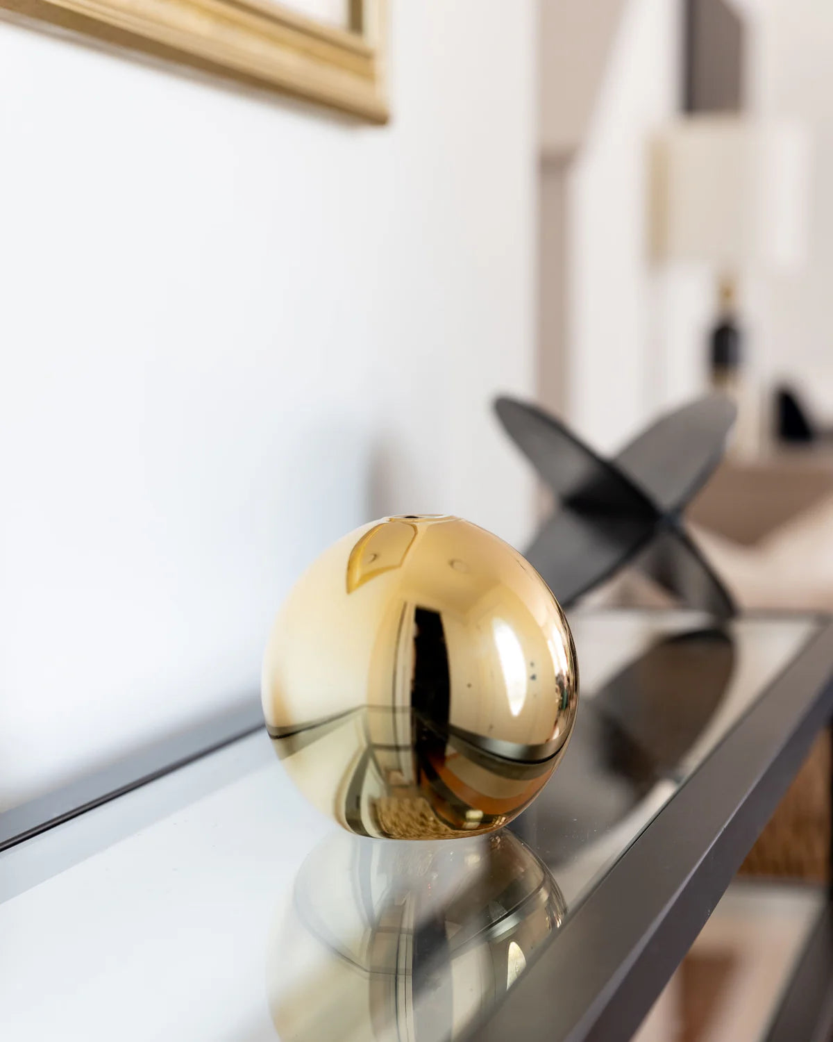 Neva Gold Metallic Vase for Everlasting Candles