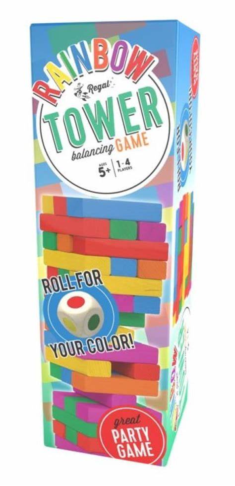 Rainbow Tower balancing game