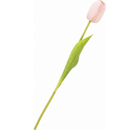 10.5" Pink Real Touch Mini Tulips Stem
