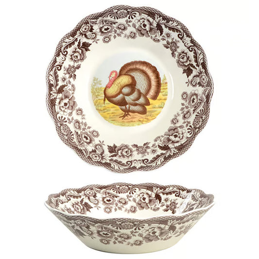 Woodland Daisy Bowl  10 inch