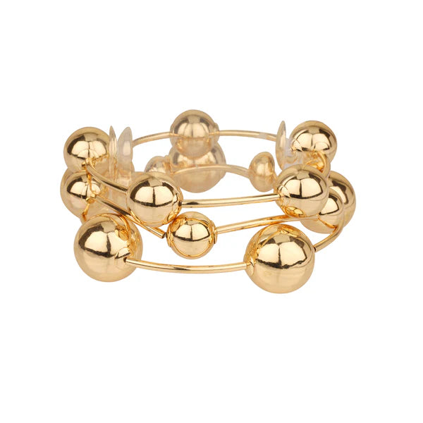Gold Stretch Bracelet-Vintage Gold