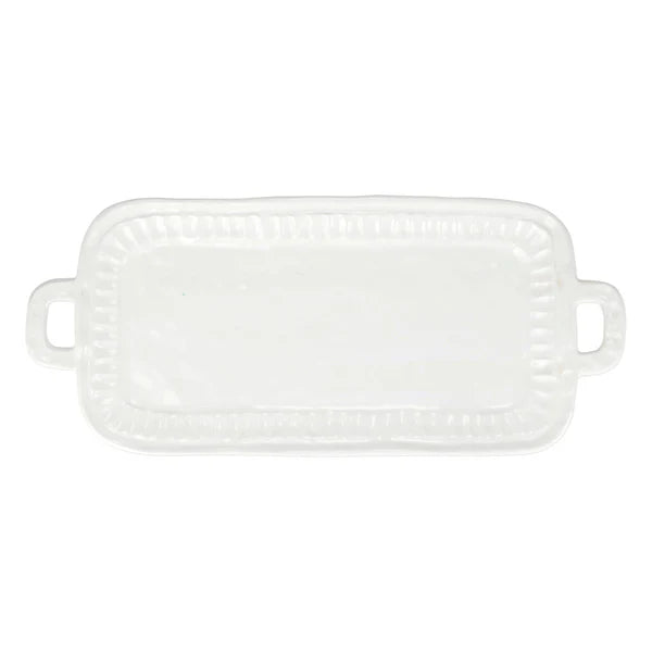 Pietra Serena Handled Rectangle Platter