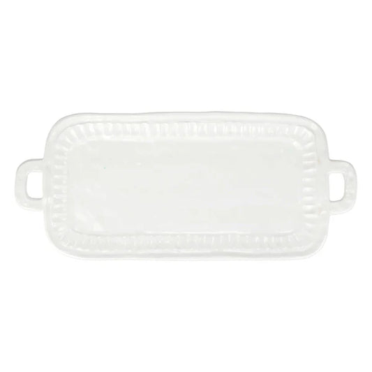 Pietra Serena Handled Rectangle Platter