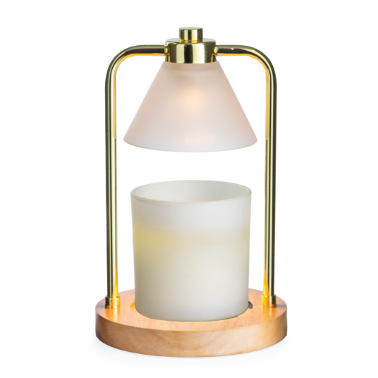 Golden Glow Lantern  12 oz Wickless Candle  Vanilla Cinnamoon