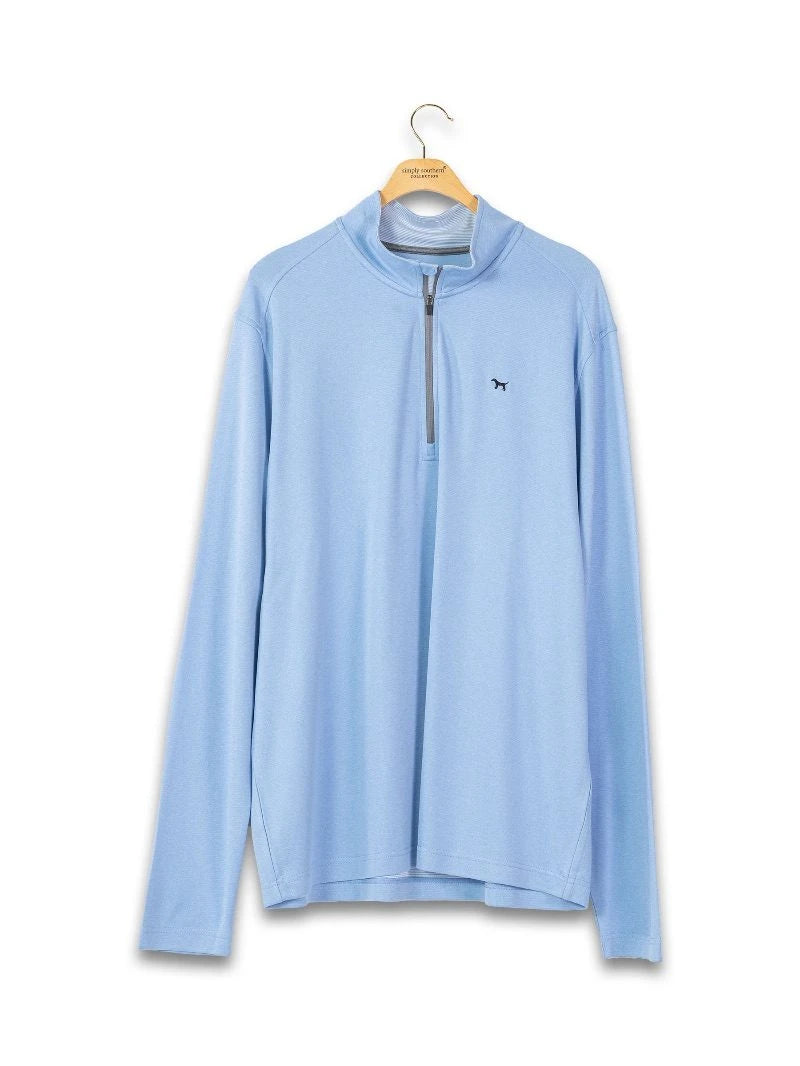 Simply Southern Men's Light Blue Quarter Zip