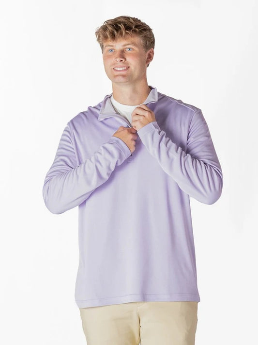 Simply Southern Men's Lavender Quarter ZIp