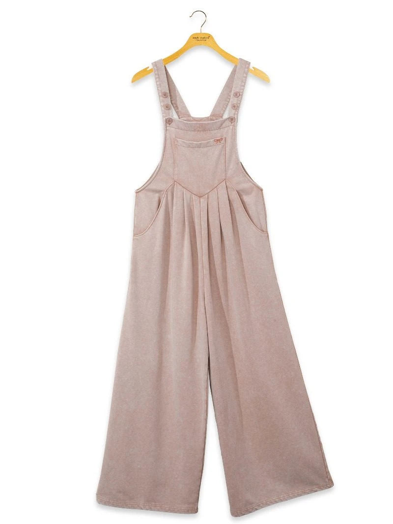Simply Southern Light Pink Wash Overalls