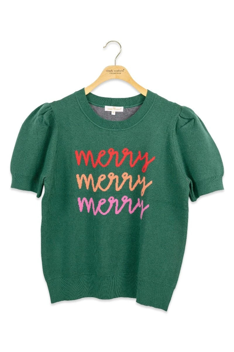 Merry Puff Sleeve Sweater