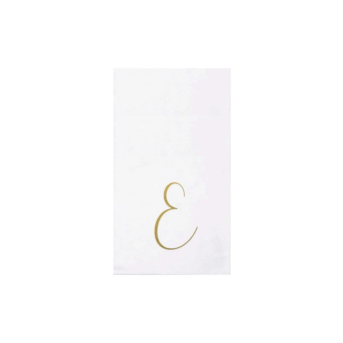 Papersoft Gold Monogram Guest Napkins