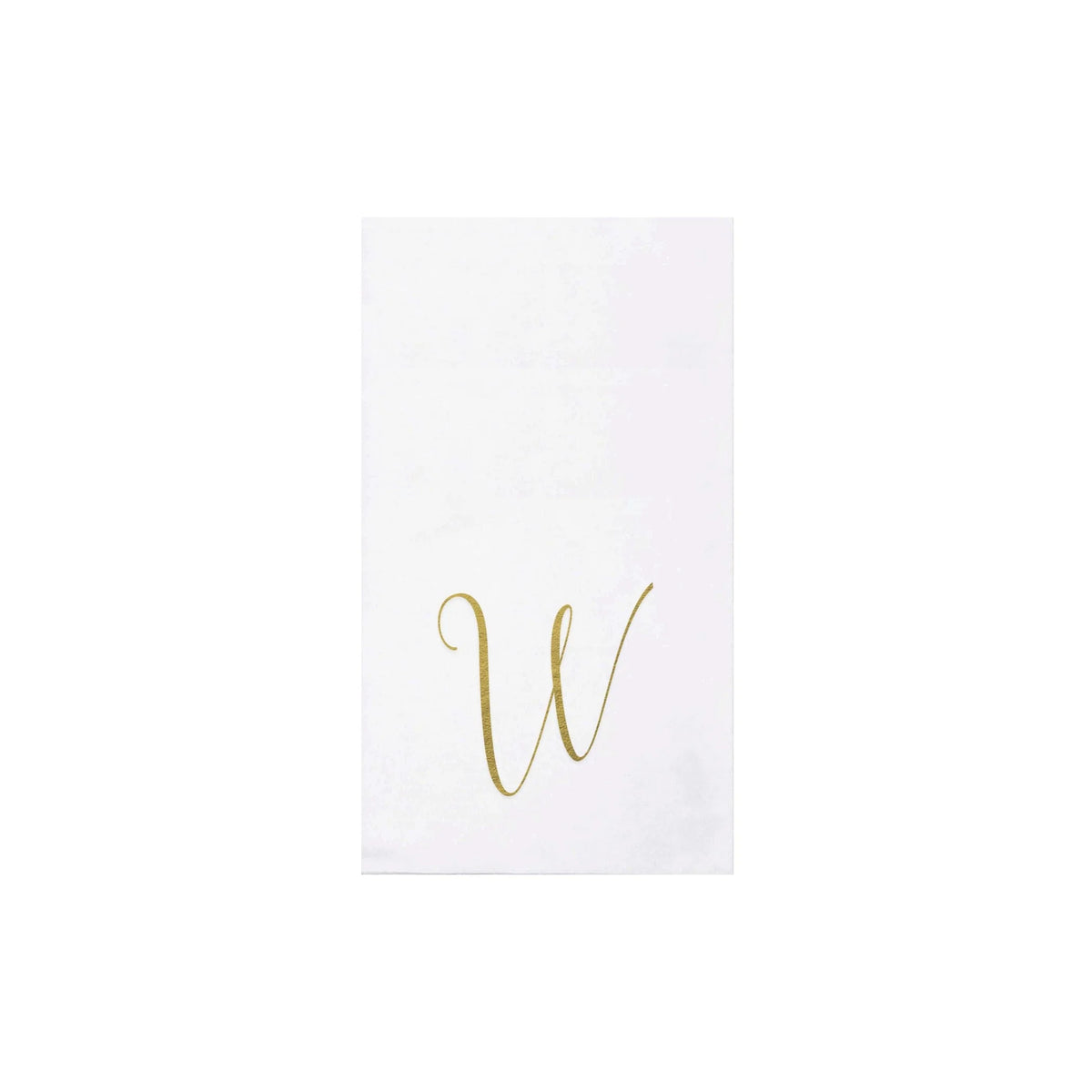 Papersoft Gold Monogram Guest Napkins