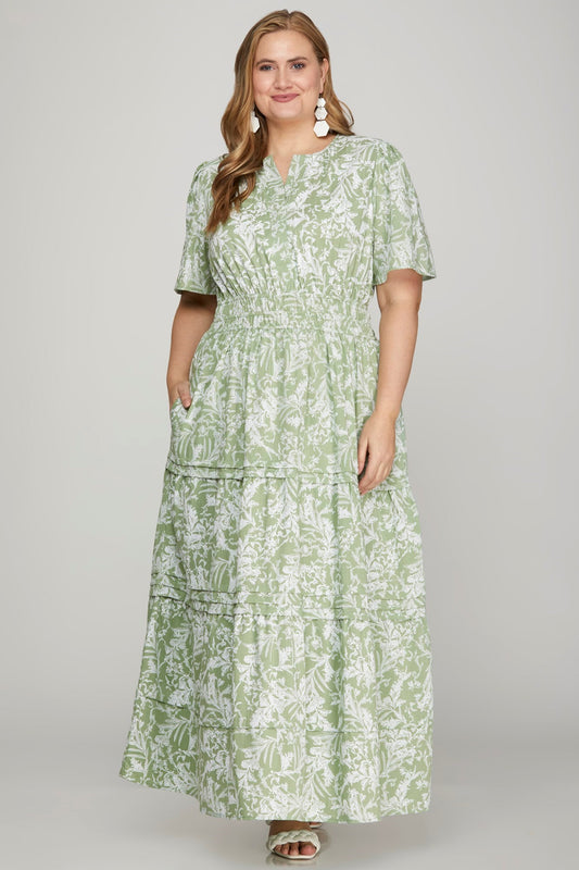 Green Amelia Dress