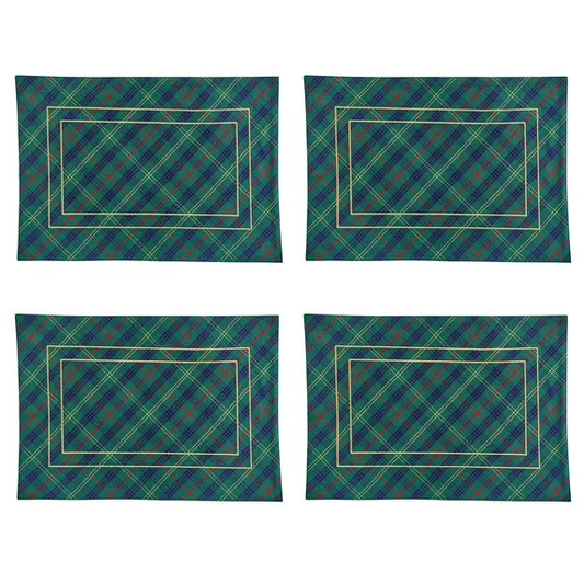 MacMerry Green Plaid Placemat