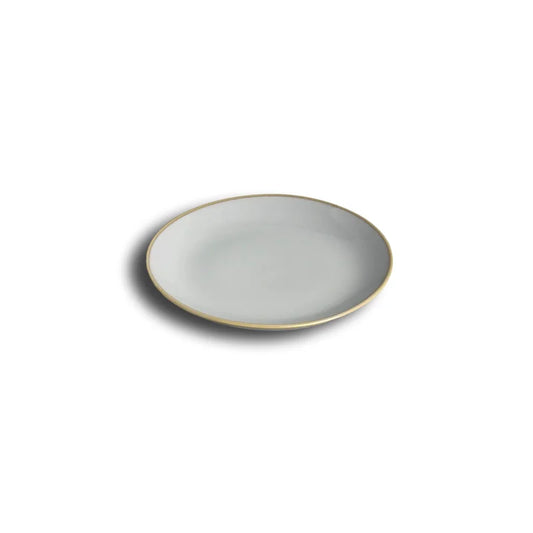 Carmel Ceramica Rhapsody Fog Salad/ Appetizer Plate