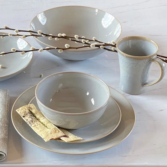 Carmel Ceramica Rhapsody Fog Salad/ Appetizer Plate