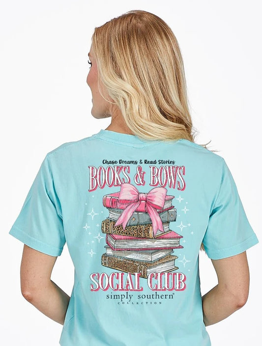 Simply Southern Books & Bows Tee