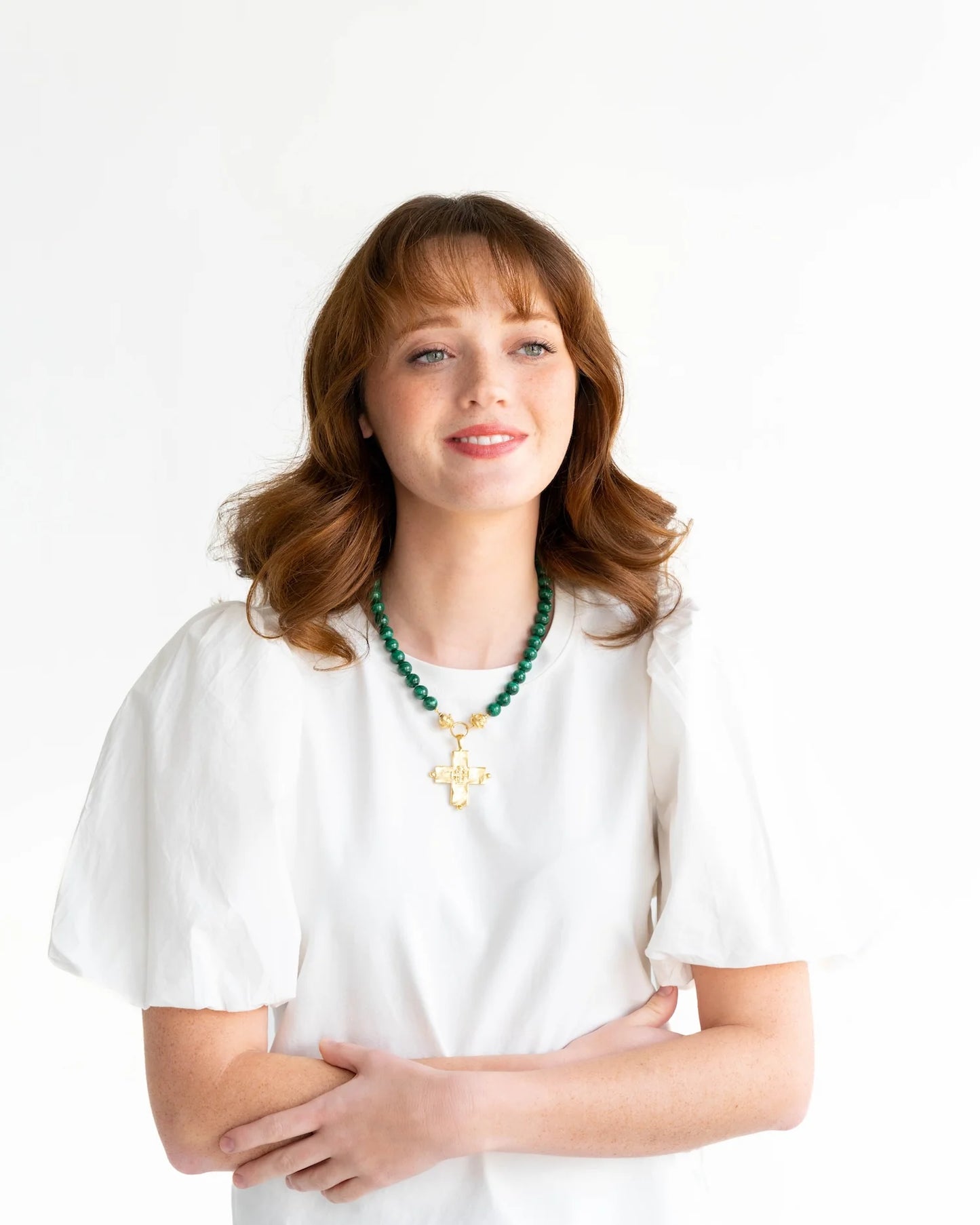 Susan Shaw Magellan Cross Necklace 3092J