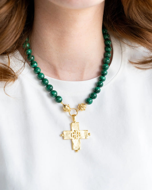 Susan Shaw Magellan Cross Necklace 3092J