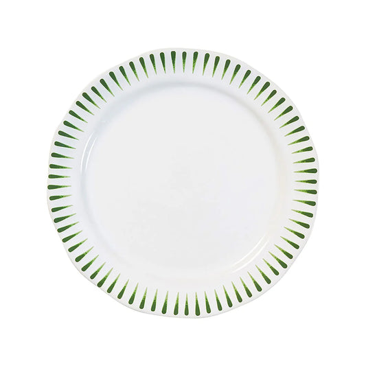 Sitio Stripe Basil Salad Plate
