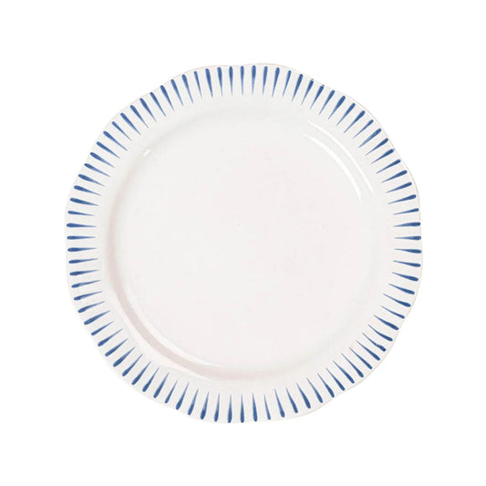 Sitio Stripe  Deft Blue Salad Plate