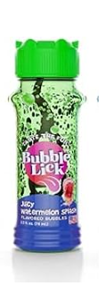 Bubble Lick flavored Bubbles