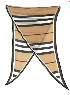 Brown/Black Diamond Shape Scarf