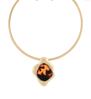 Leopard Wire Choker
