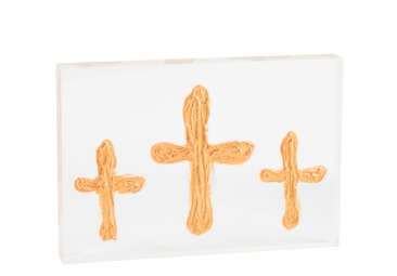 Triple Cross Acrylic Plaque